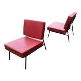 Pair of armchairs by Pierre Guariche