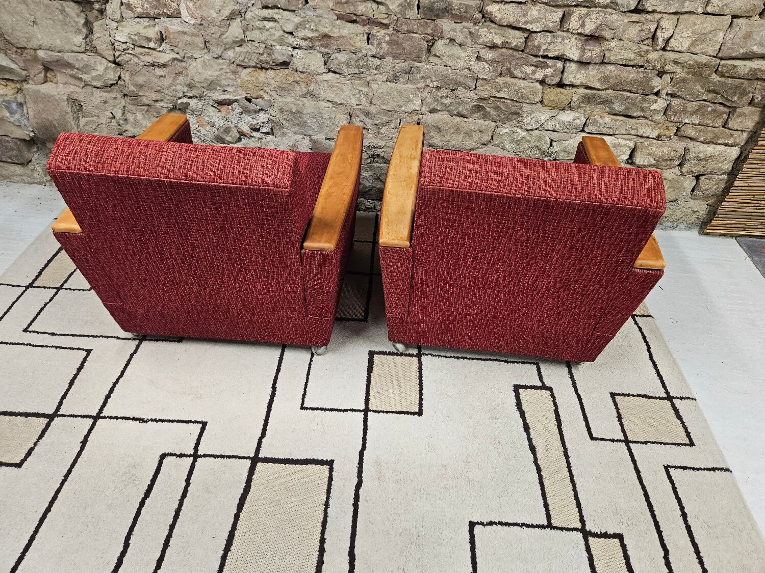 Pair of vintage armchairs 1960
