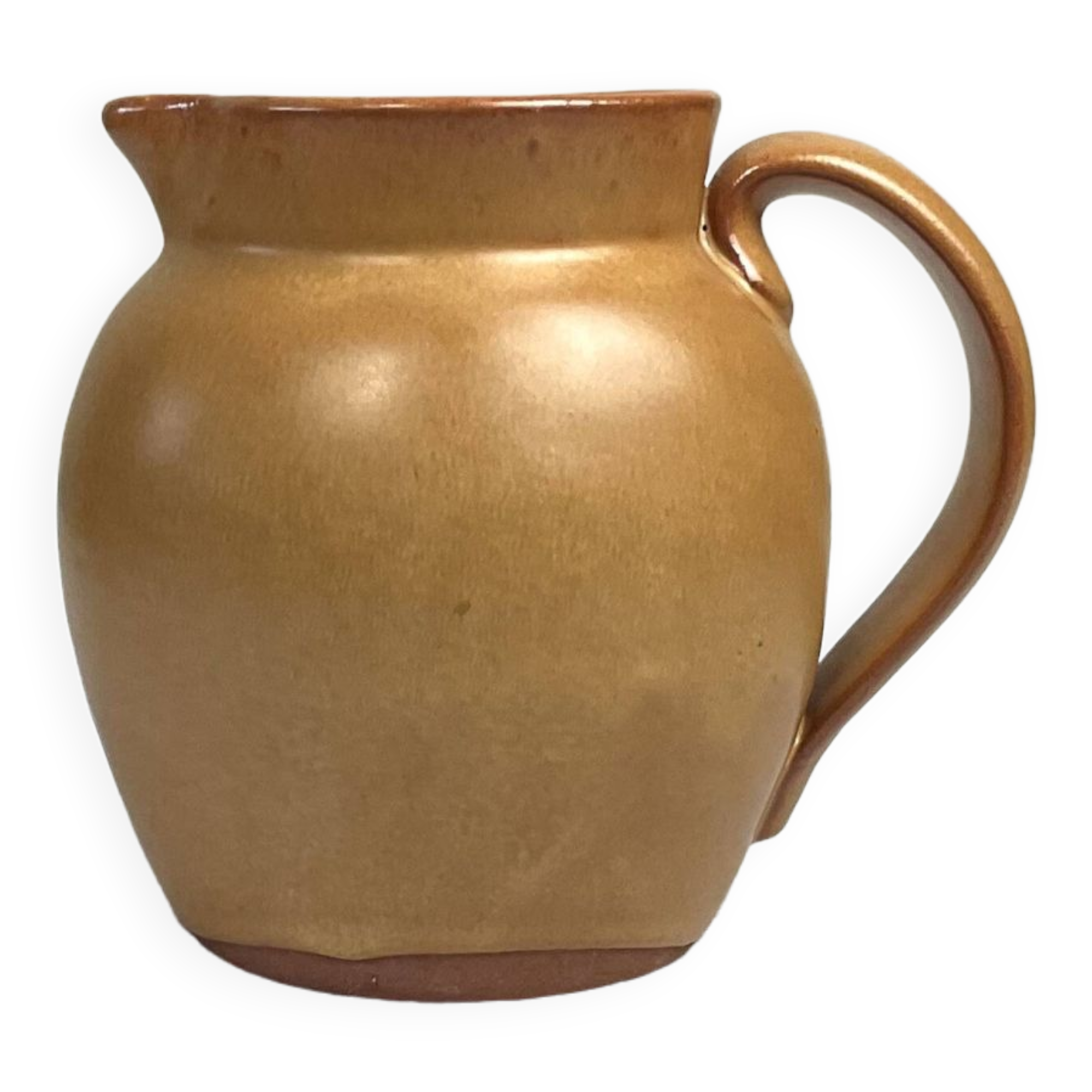 Caramel beige artisanal carafe