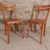 Pair of bistro chairs 50s