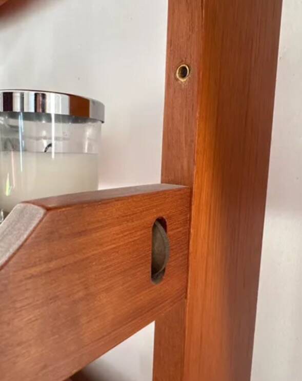 Vintage teak shelf/secretary