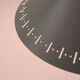 Light Grey Metal Pendant Lamp – Diabolo Shape, Scandinavia, 1960s