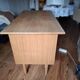 Solid oak desk, 1960s-70s