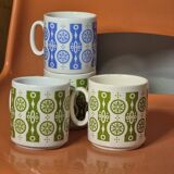 70s mug cups