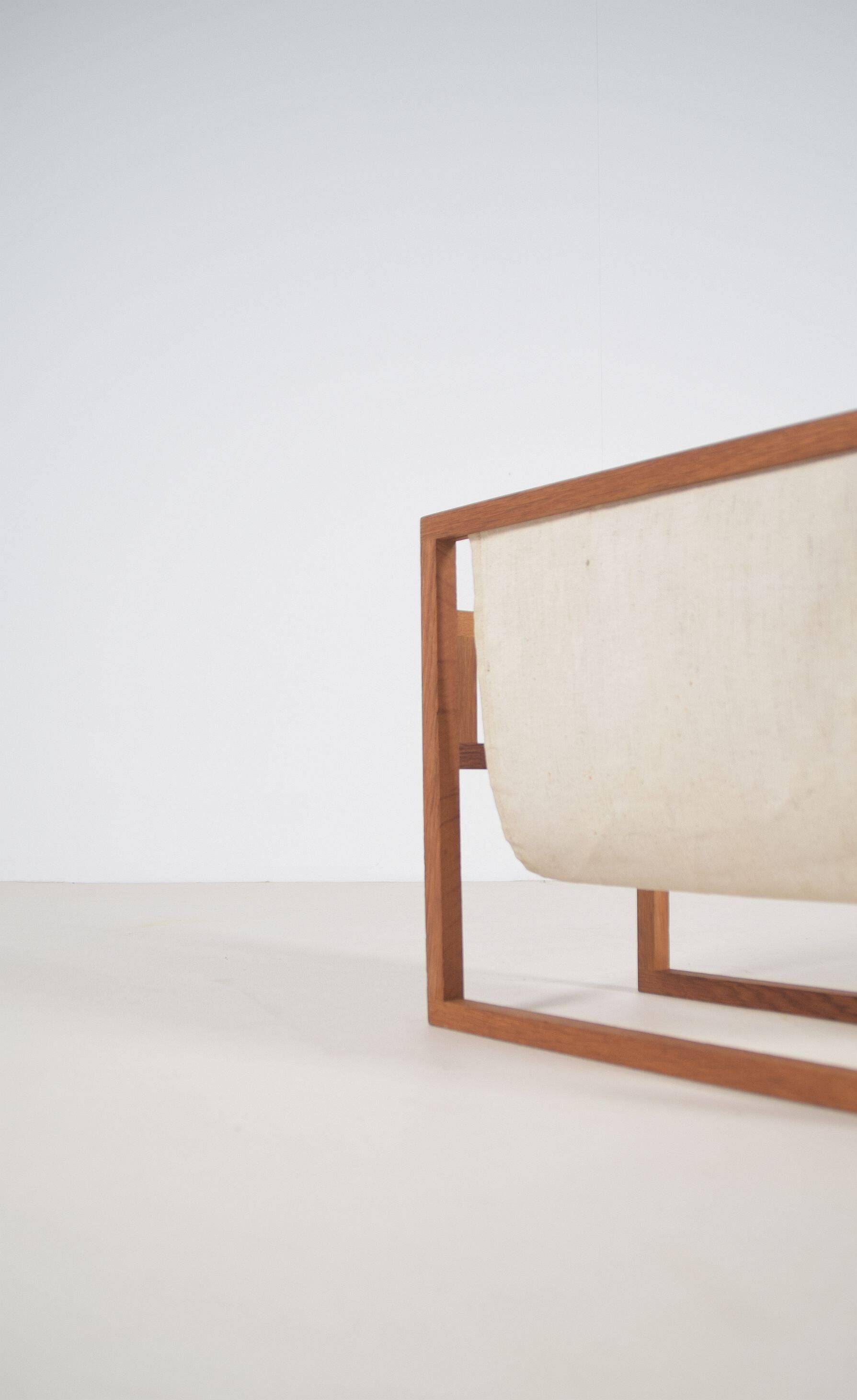 Danish magazine holder by Henning Wind-Hansen for Sika Mobler, 1960s