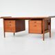 Arne Vodder writing desk model 207 in teak Sibast Denmark 1960