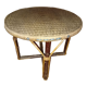 Table basse en rotin ancienne