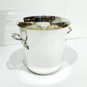 Seau à champagne en métal argenté