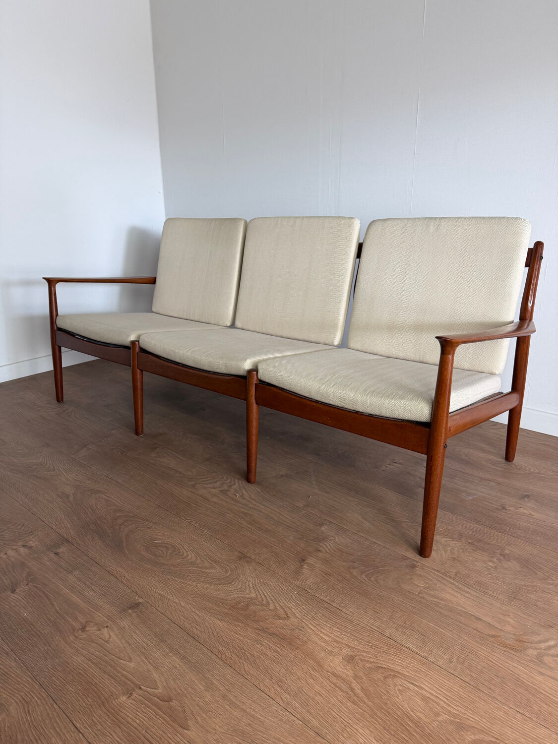 Scandinavian banquette in the style of Sven Ellekaer Eriksen from the 1960s.