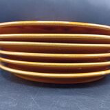 6 plates with raclette Saint-Amand - caramel