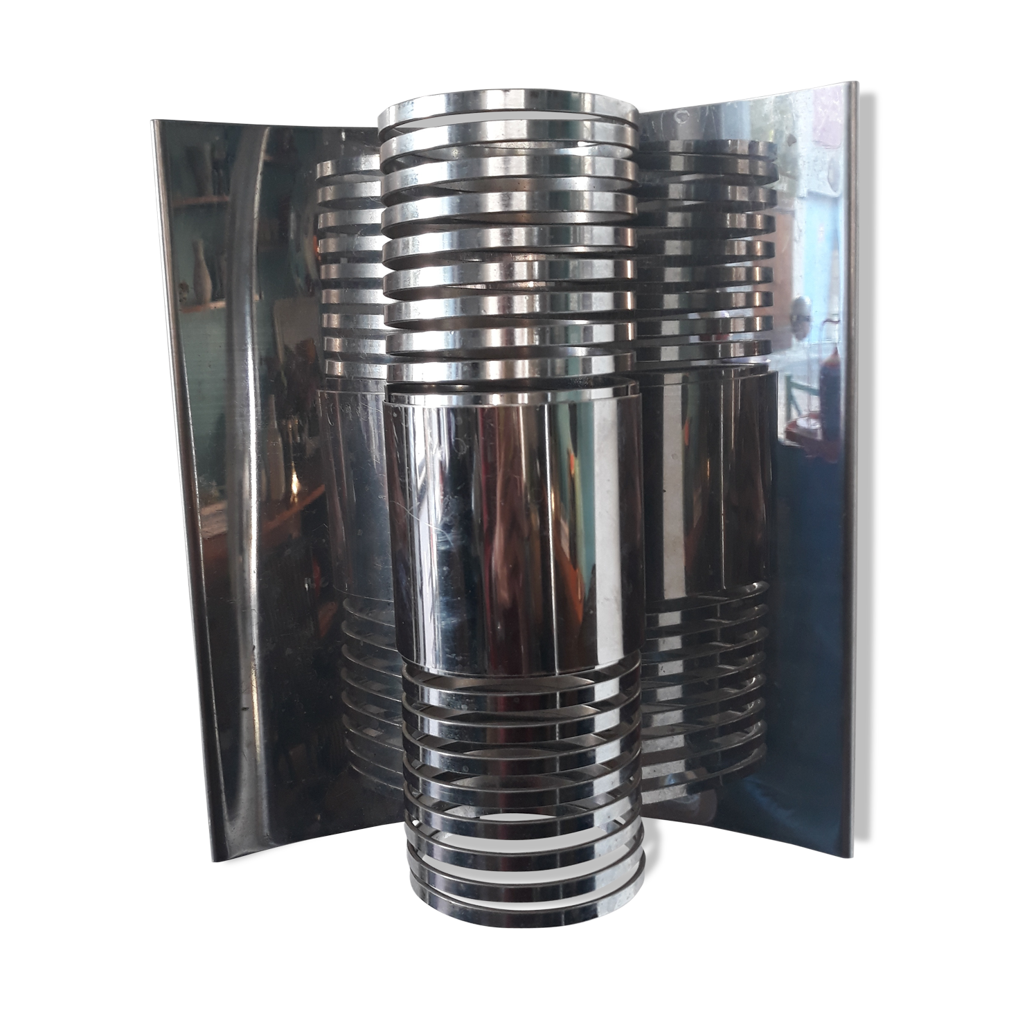 Large spring Wall lamp years 70