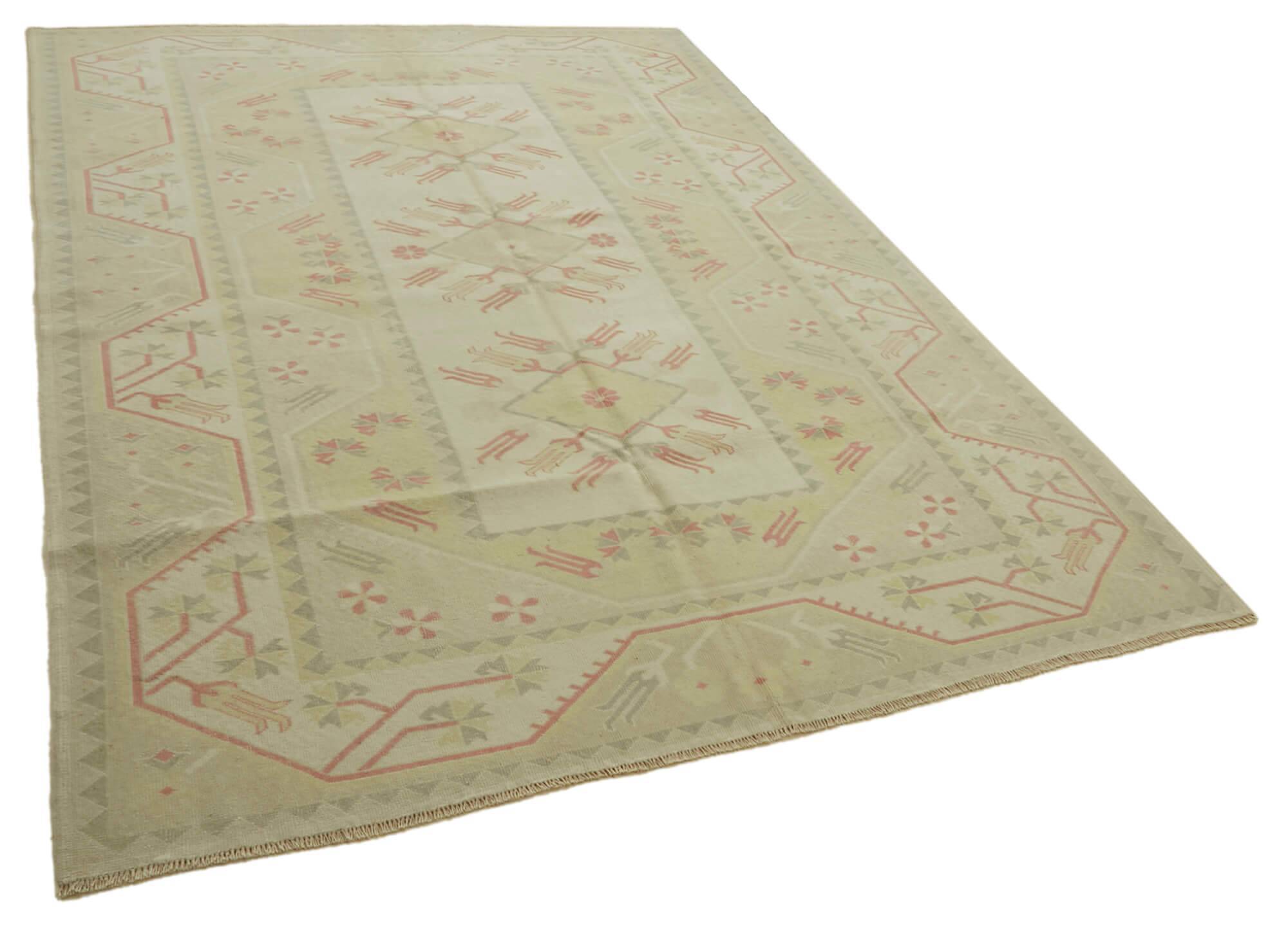 Turkish Vintage Anatolian Rug 196 cm x 270 cm