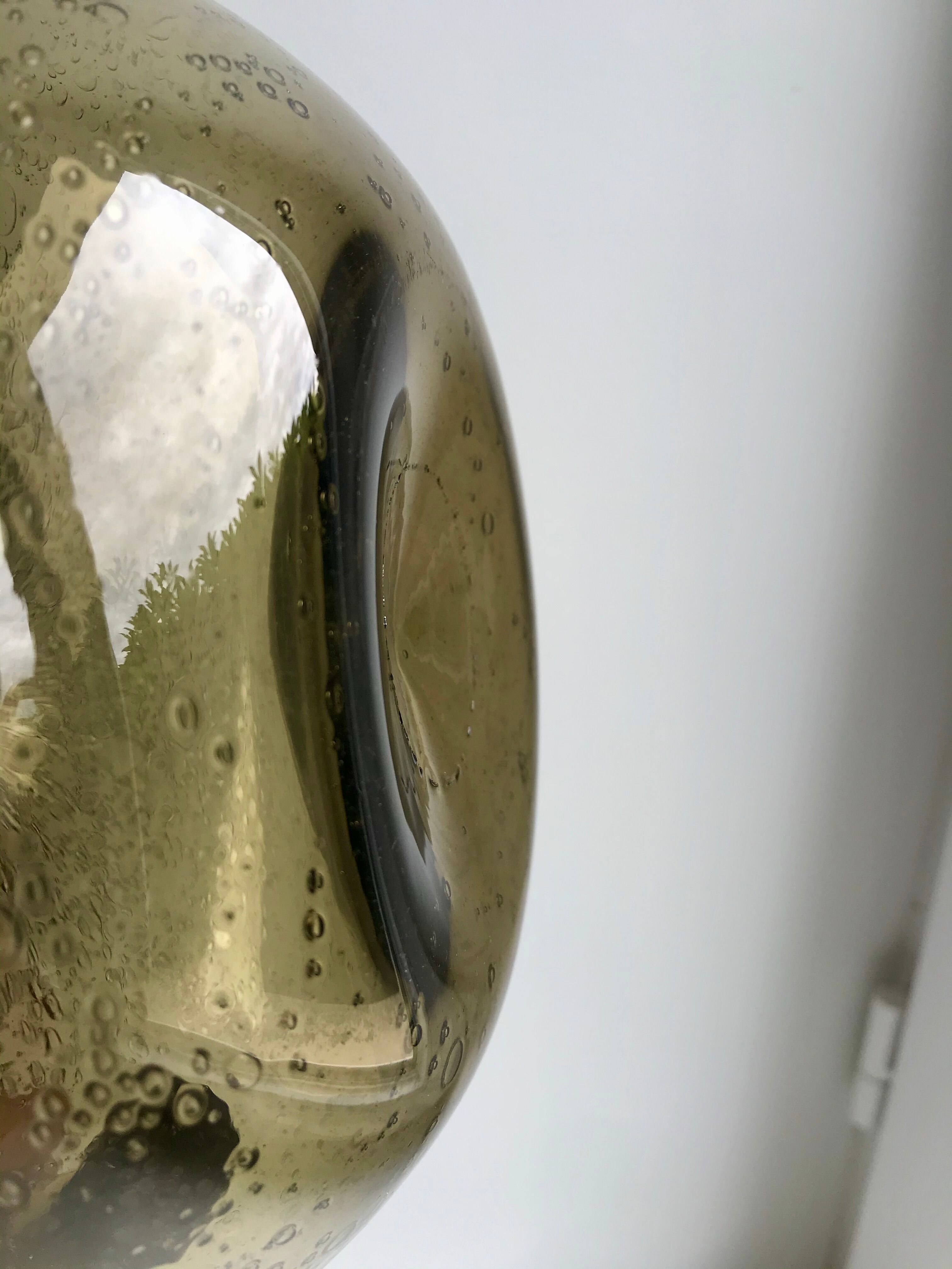 Glass decanter Biot 60s 70s