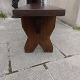 Exotic wood bench