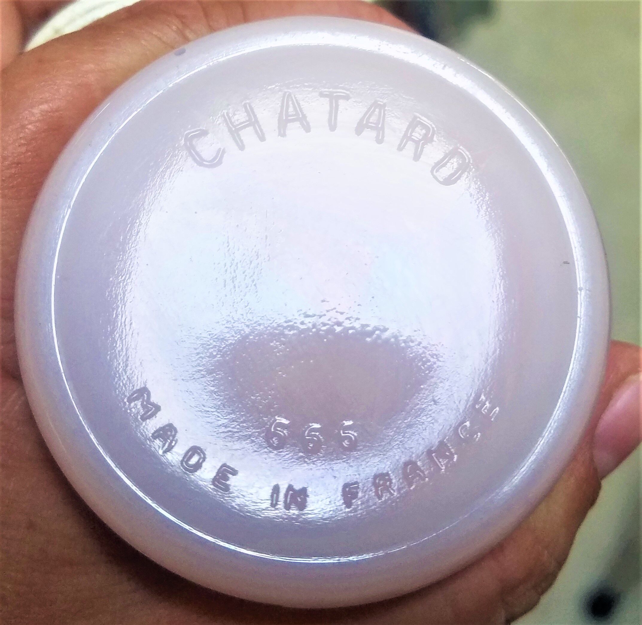 Chatard pink opaline bedside lamp