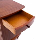 Paire de tables de chevet, Pologne, années 1940. Après rénovation.