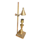 Adjustable candlestick chandelier — Delabre Art Bronze — soft