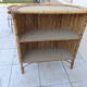 Scandinavian vintage rattan bar