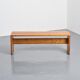 Banc en pin massif, Les Arcs, circa 1973