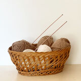 Vintage wicker basket