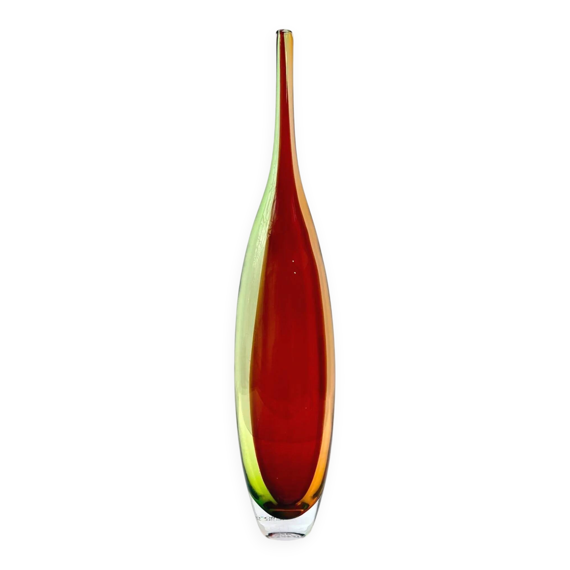 Kjell Engman vase for Kosta Boda in blown glass, Sweden