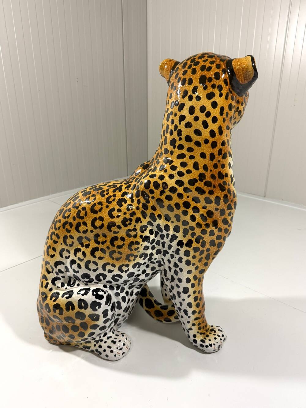 Large Italian ceramic leopard 1970’s