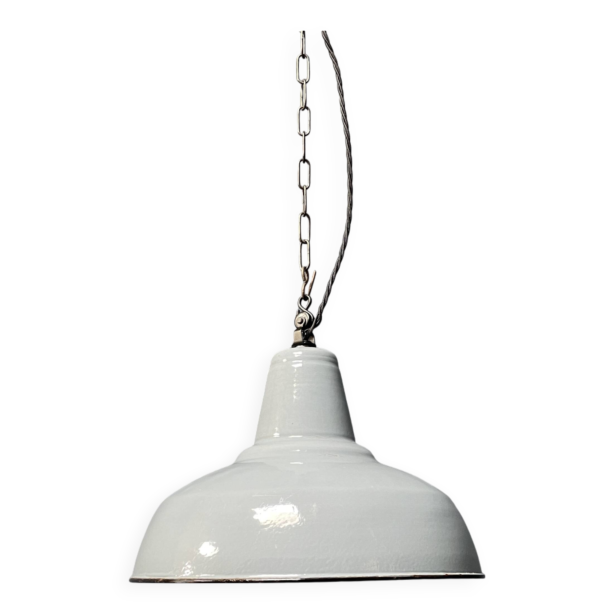 Light gray enamel Philips pendant lamps
