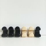 Patères design ambrogio rossari, gedy, italy 1970