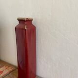 Rectangular Bordeaux ceramic vase