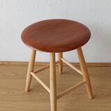 Wooden stool from Sweden, 1960s.