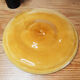 Oyster and shell tray, in ochre slip, antique French
