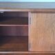 Teak secretary desk by AG Aarhus, 3 drawers and hidden mirror, Denmark, 1960s