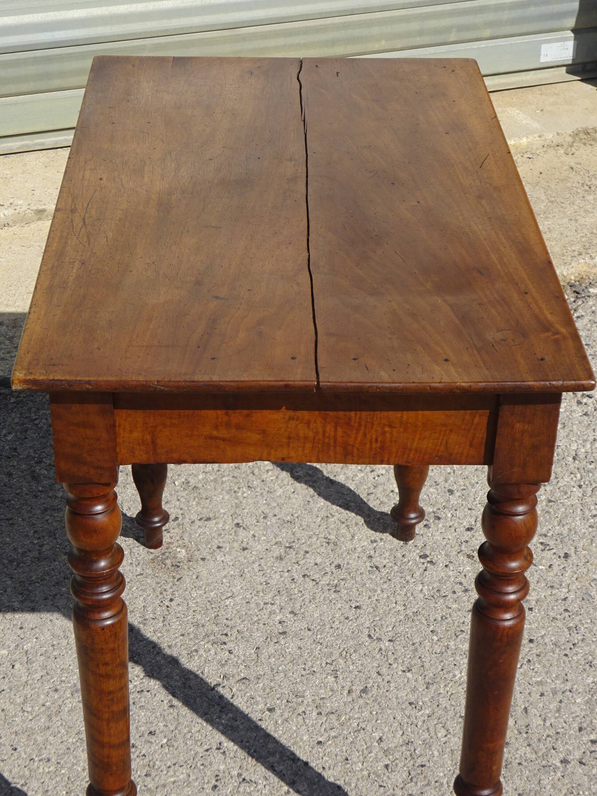 Vintage desk in solid walnut