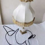 Marble and brass lamp