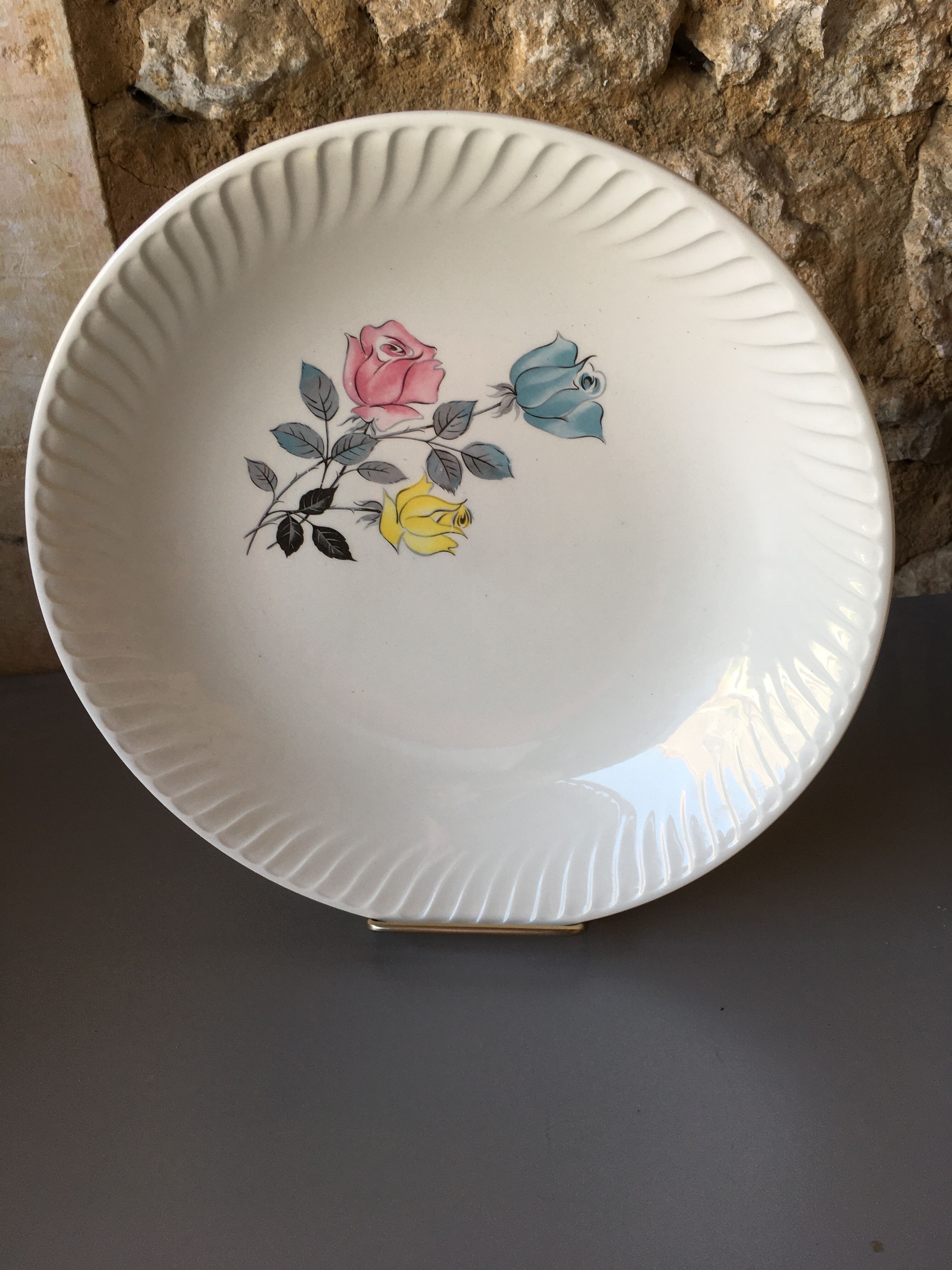 Gien marjoram model half-hollow earthenware dish