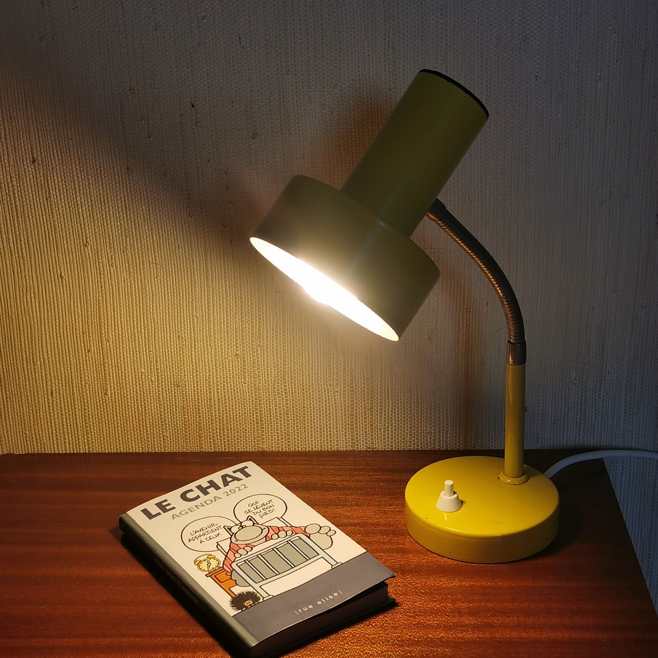 Lampe articulée jaune