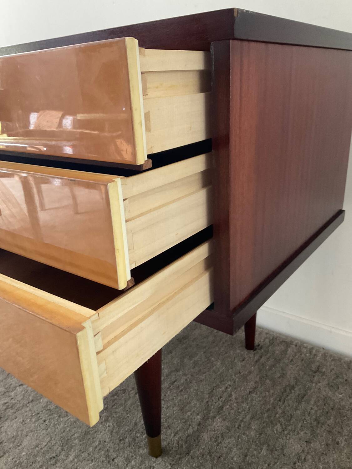 Vintage teak TV cabinet sideboard from the 60s and 70s