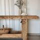 Solid wood carpenter's workbench