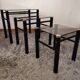 Yves Boutboul 70' tempered glass nesting tables