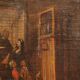 Ancient painting "The parlour of the nuns of San Zaccaria" 1800s