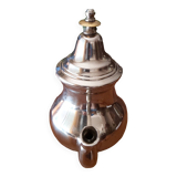 silver-plated teapot