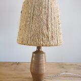 Sandstone lamp and rope
