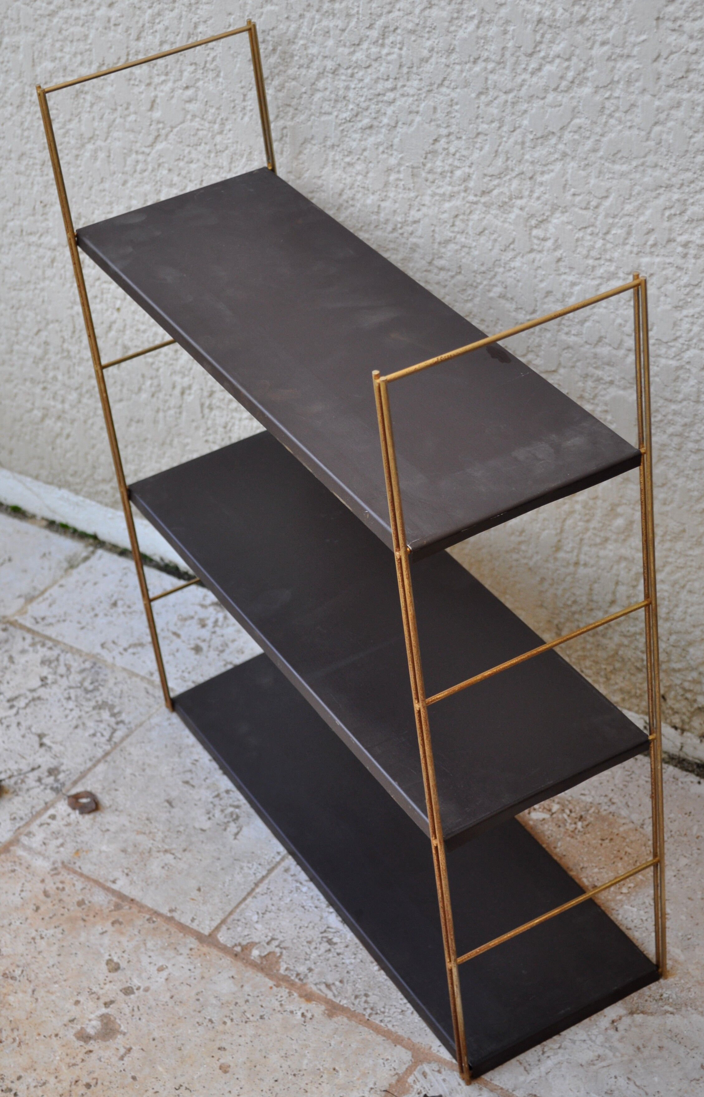 Vintage all-metal string shelf