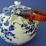 Japanese blue-white porcelain teapot