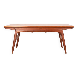 1960s Vintage Copenhagen Coffee Table in Teak Wood Danish Design