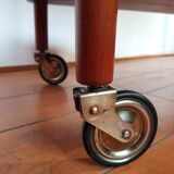 Johannes Andersen teak rolling trolley