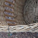 Old and large wicker baker's basket - 1920s-30s