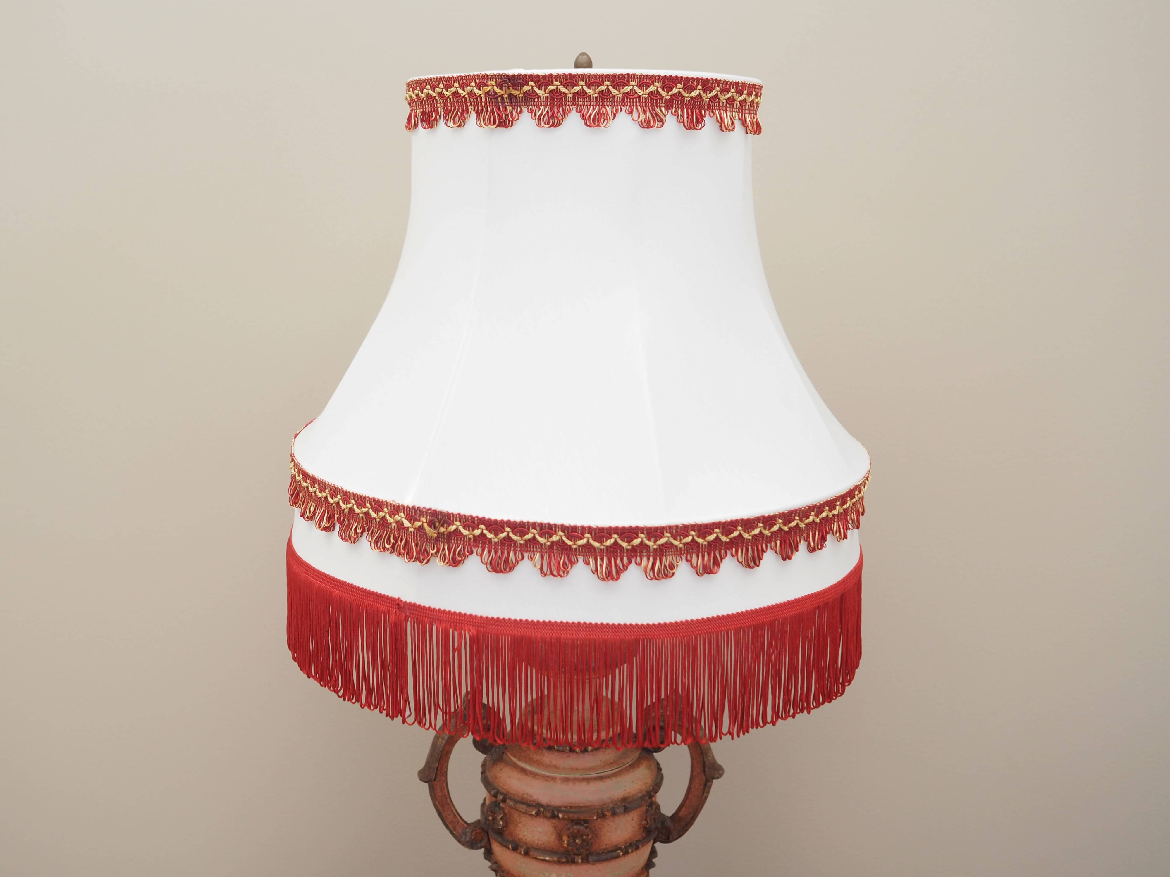 Ceramic lamp, Danish design, 1970s, production: Denmark