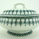 Iron Earth Soup - Blue Grey Persian Décor - Saint Amand and Hamage France Nord