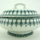 Iron Earth Soup - Blue Grey Persian Décor - Saint Amand and Hamage France Nord
